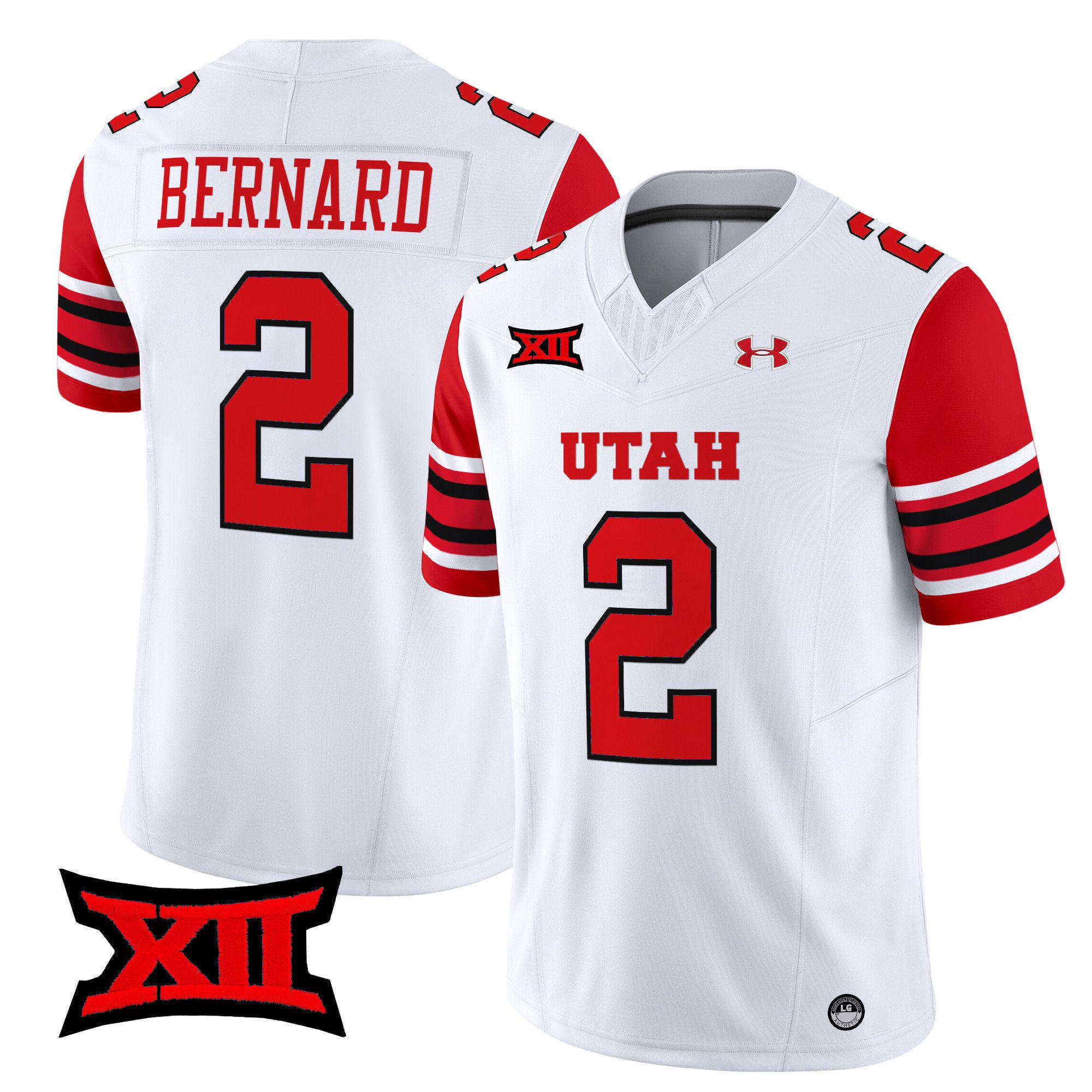 Men Utah Utes #2 Bernard White 2024 Vapor Limited NCAA Jersey->more ncaa teams->NCAA Jersey
